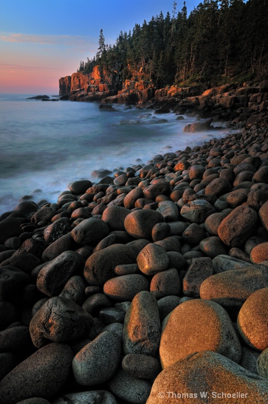 Otter Cliffs at Sunrise~Acadia NP