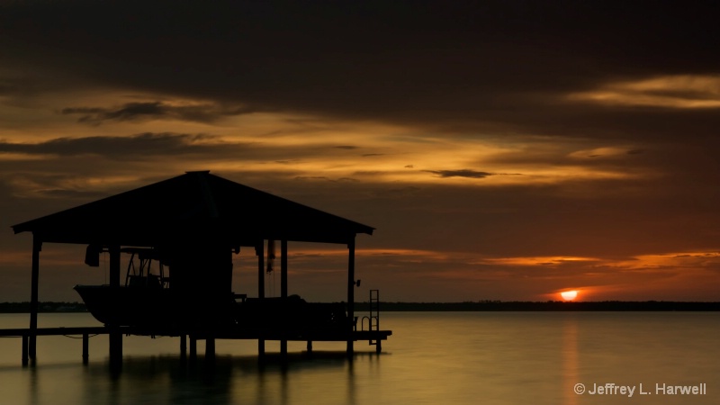 Wolf Bay Sunset w/ Boathouse 1