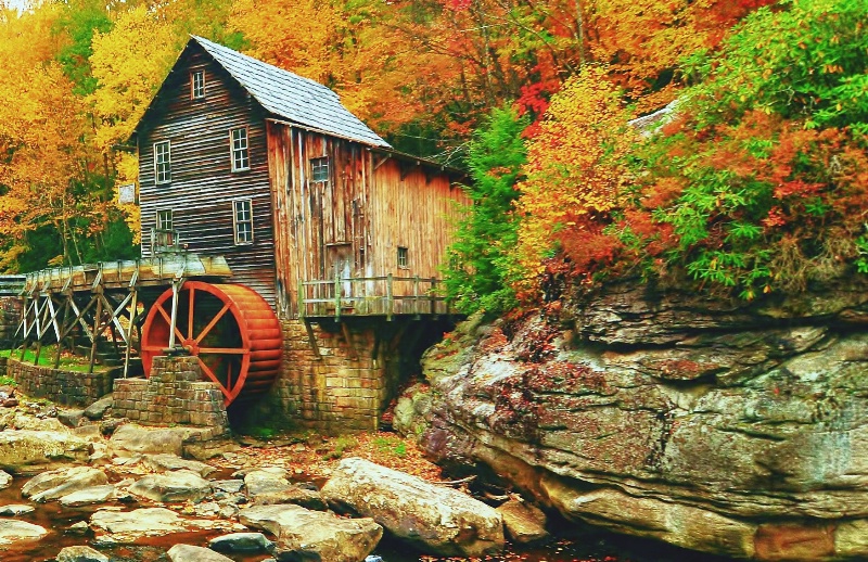 Fall Colors At The Mill