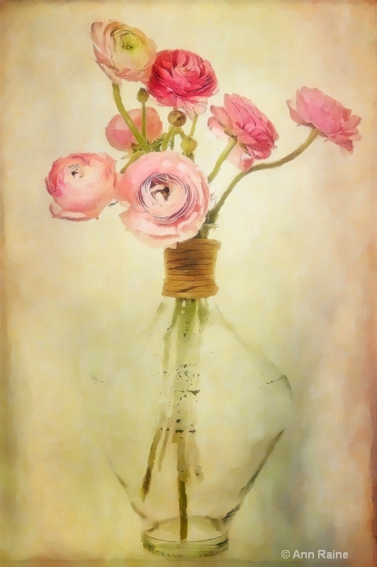Vase of Ranunculus