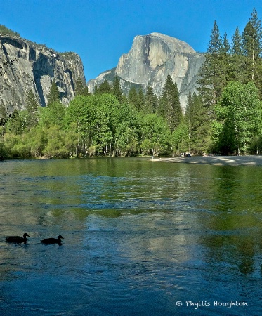 Half Dome and the Merced