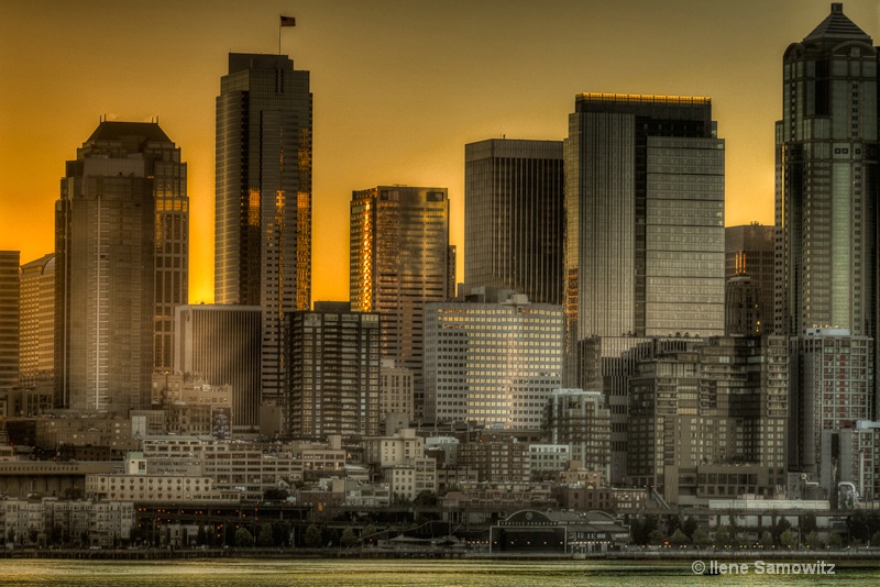 Seattle Skyline from the Ferry