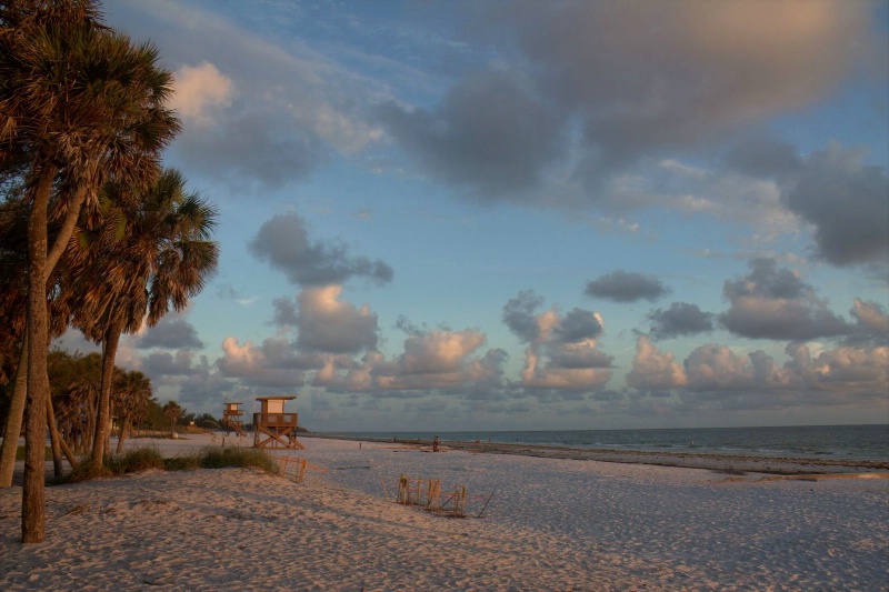 Twilight at the Gulf Coast