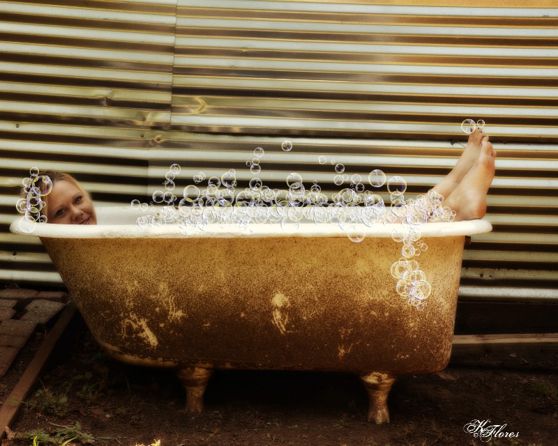 bathtub bubbles