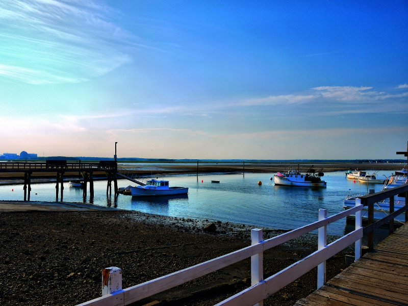 low tide