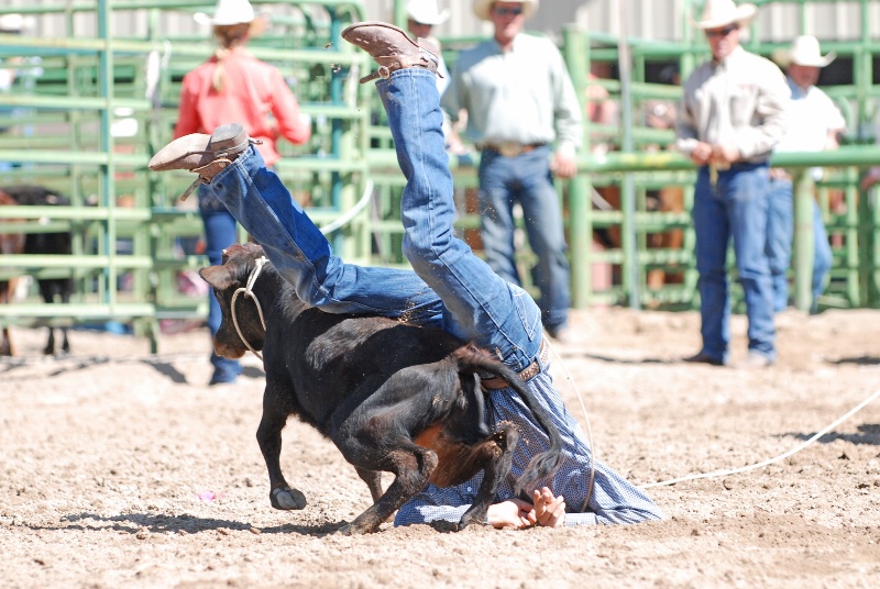 Cowboy Up...side down
