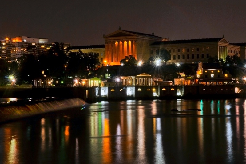 Philadelphia Art Museum at Night