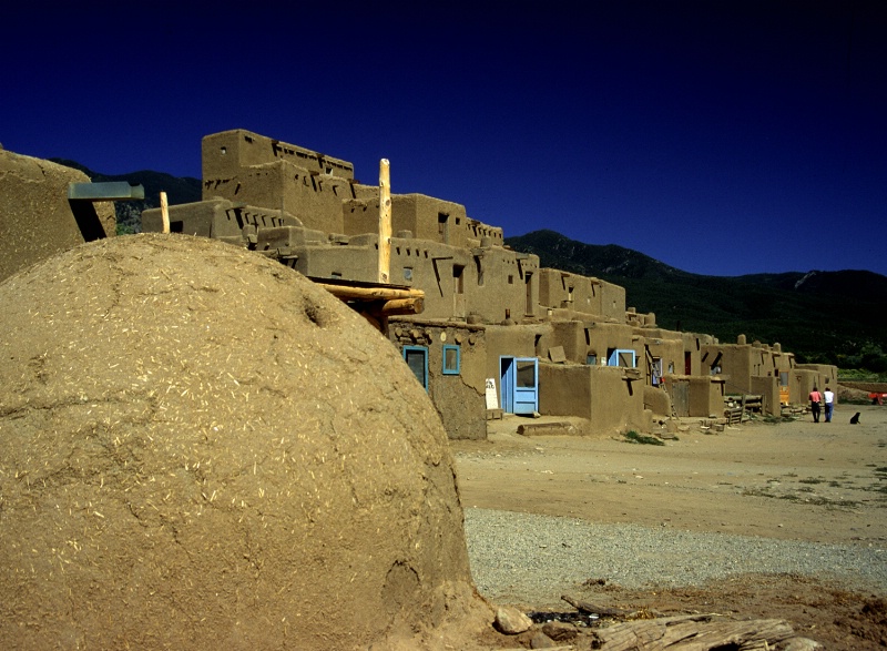 Taos Pueblo & Kiva Fireplace, Taos, NM