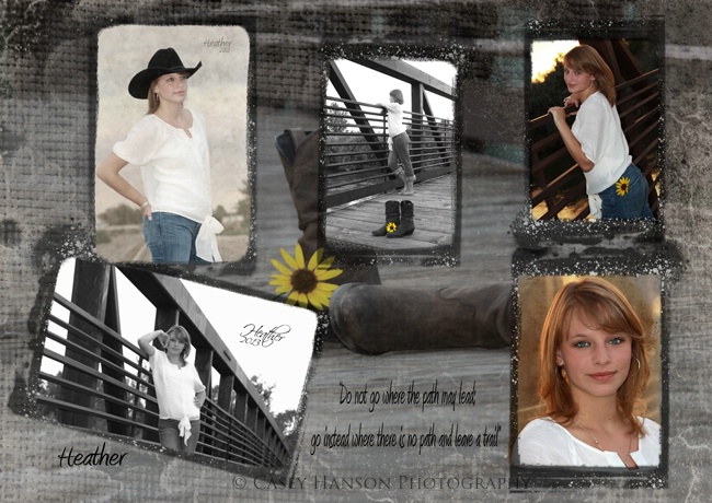 heather collage bg images text