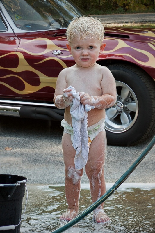 You didn’t want me to wash Grandpa’s car?