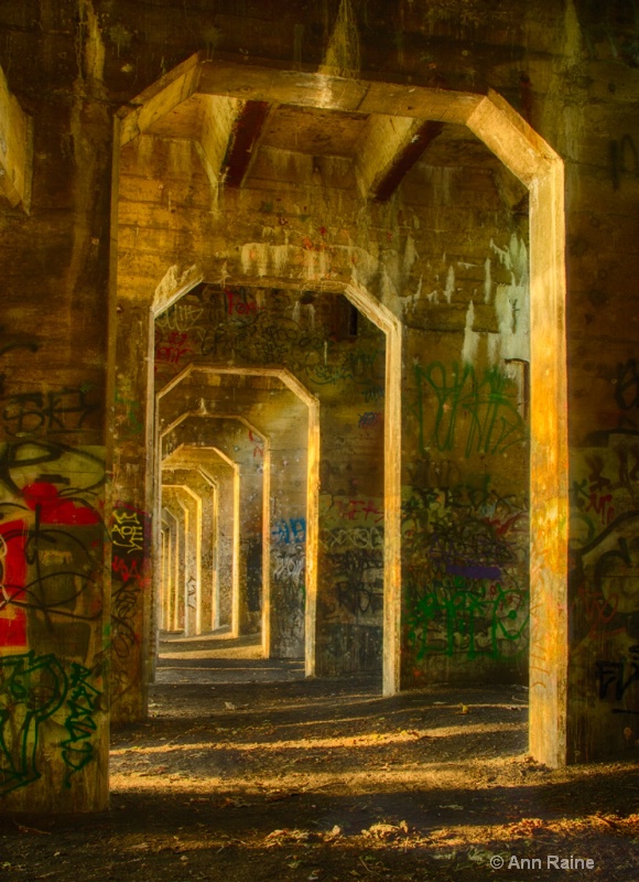 Columns of Graffiti - Coal Pier #18