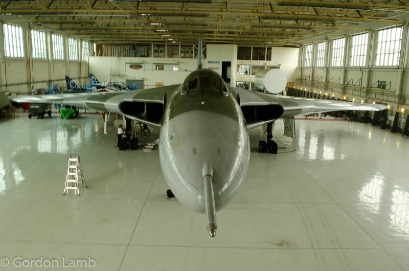 XH558 from the front