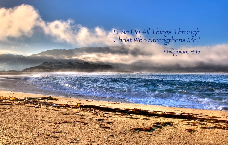 Whispering Seascape / Philippians 4:13