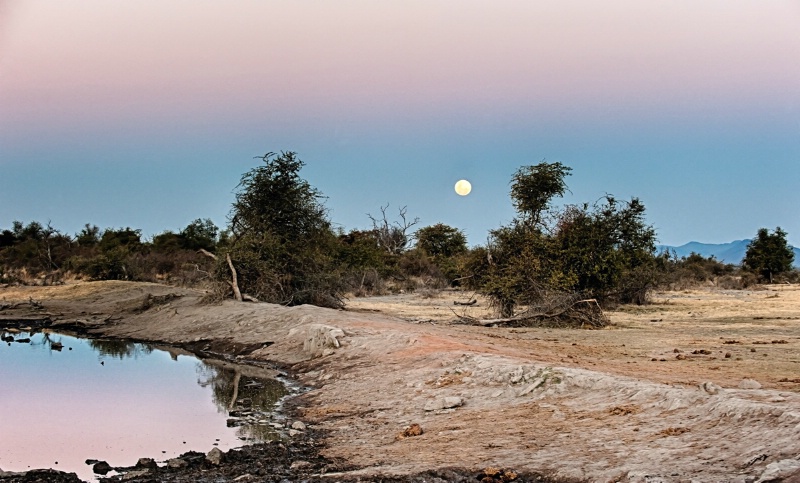 Moonrise over Madikwe