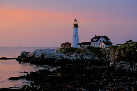 Portland Head Light at Sunrise