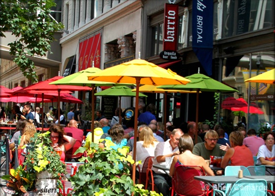 Outdoor Dining In The City