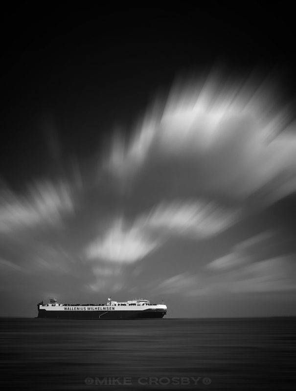 Cargo Ship off the Coast of Virginia