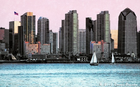 Sailing On San Diego Bay 