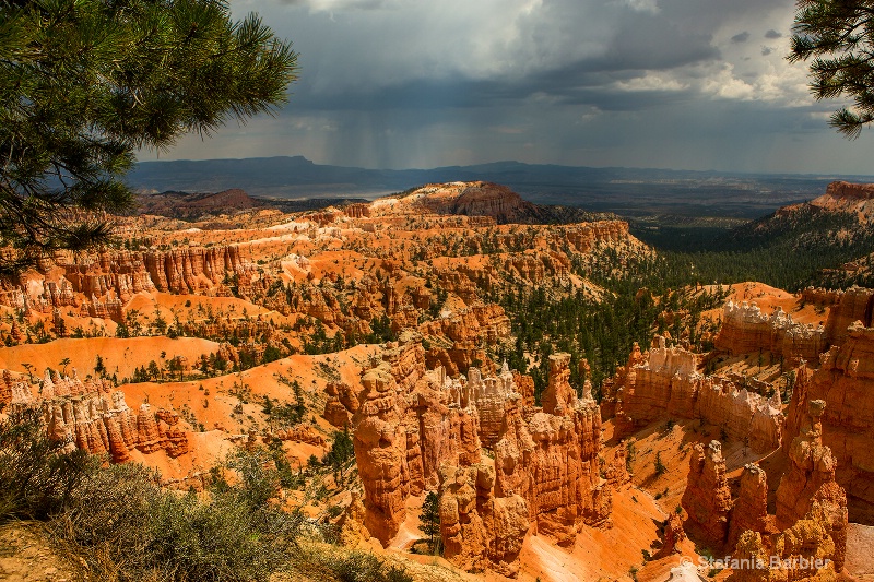 Storm coming over Bryce Canyon