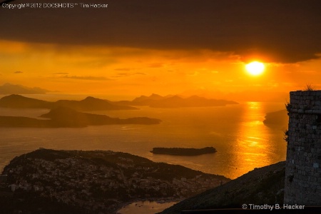 Sunset Over Dubrovnik