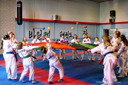 Taekwondo Kids Playing