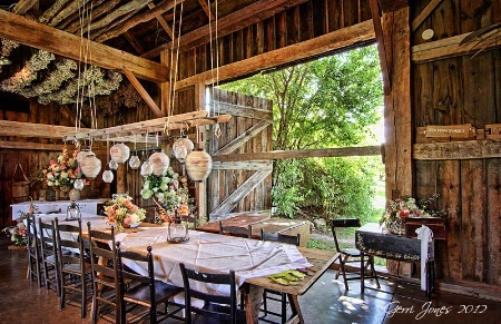 A Country Wedding Table