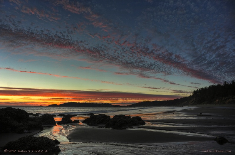 Pink Sky Over Port Orford