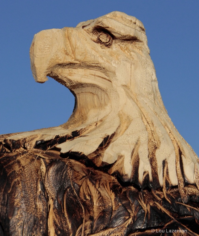 Hand-Carved Eagle