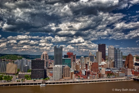 Pittsburgh Under Clouds