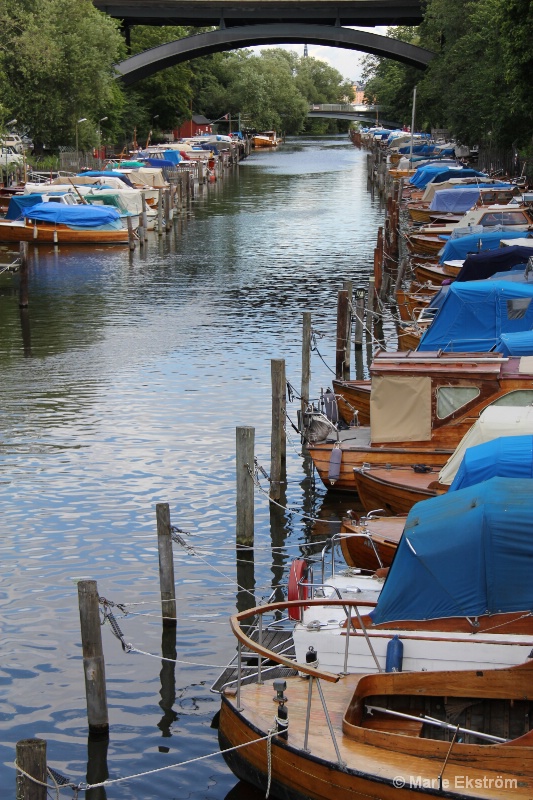 Boats at Långholmen