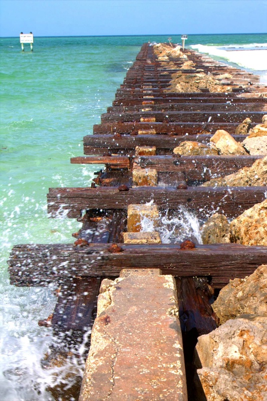 weathered breakwater