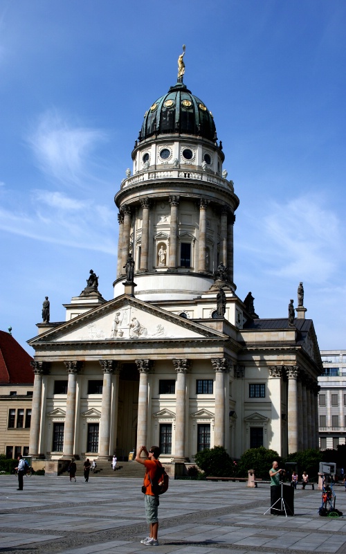 Historical building with people, Berlin