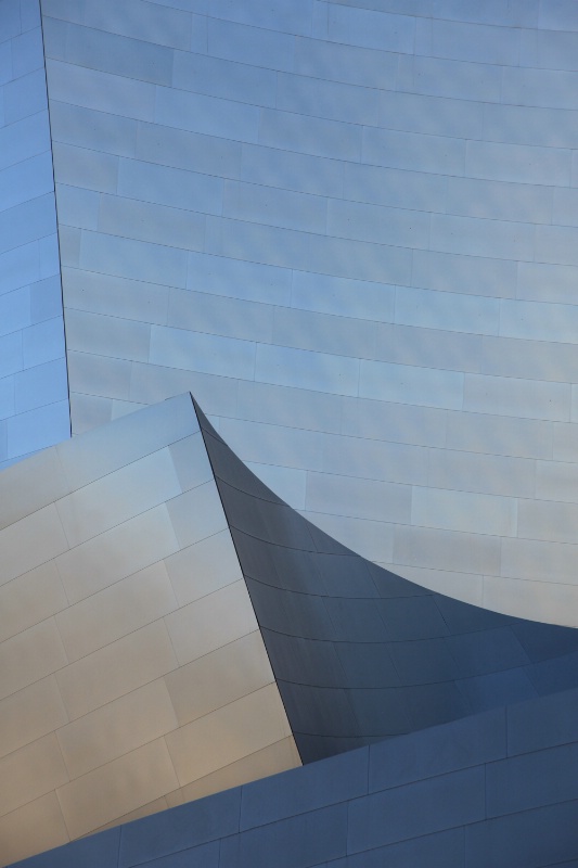 Disney Concert Hall detail, straight from camera