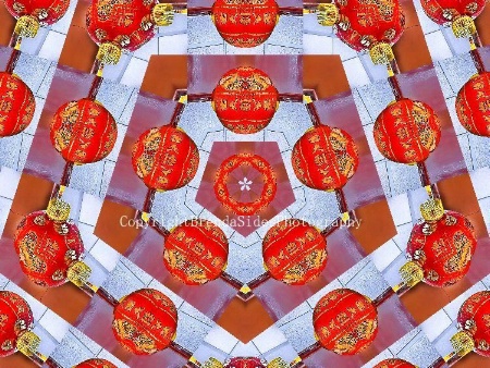 ~Chinese Lantern Abstract~
