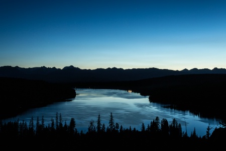 Holland Lake at the Blue Hour