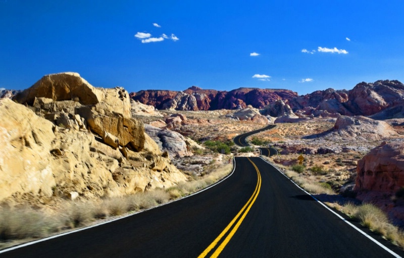 Rolling Through Valley Of Fire