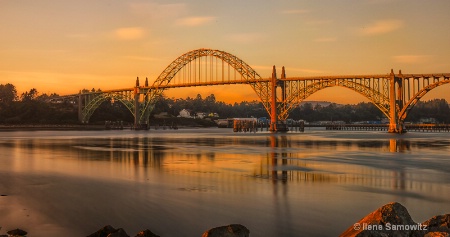 Golden Hour at Yaquina Bay Bridge