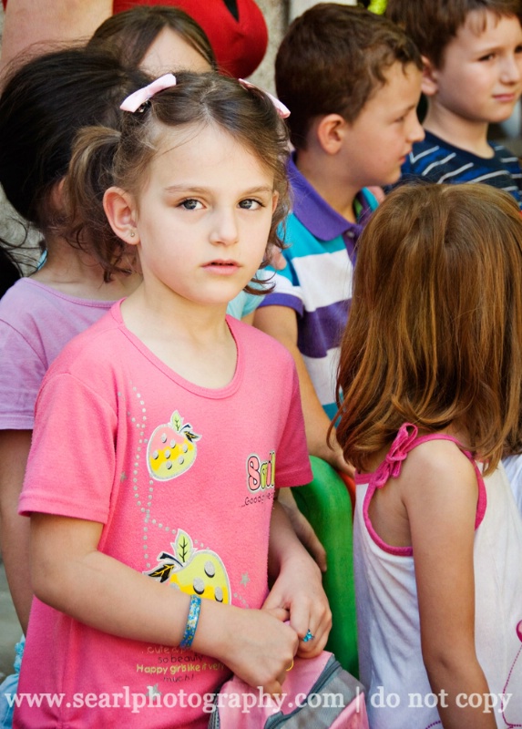 Getting in Line@@Kindergarten, Skopje - ID: 13302248 © Shelia Earl