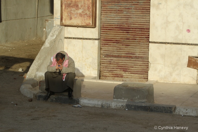 Poor man in Cairo