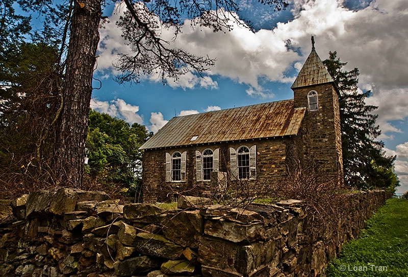 An abandoned church