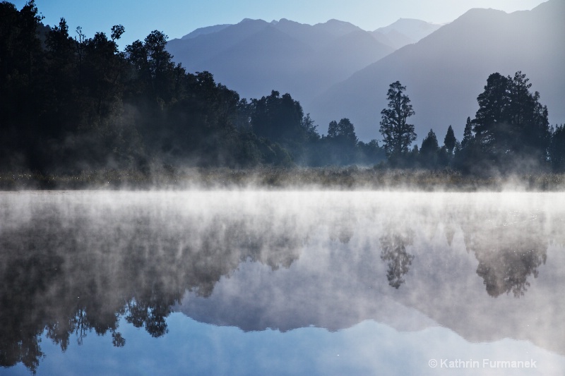 Morning Mist - Lake Matheson NZ