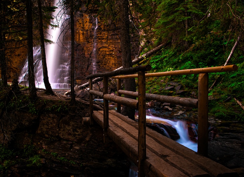 Last Footbridge to the Waterfall