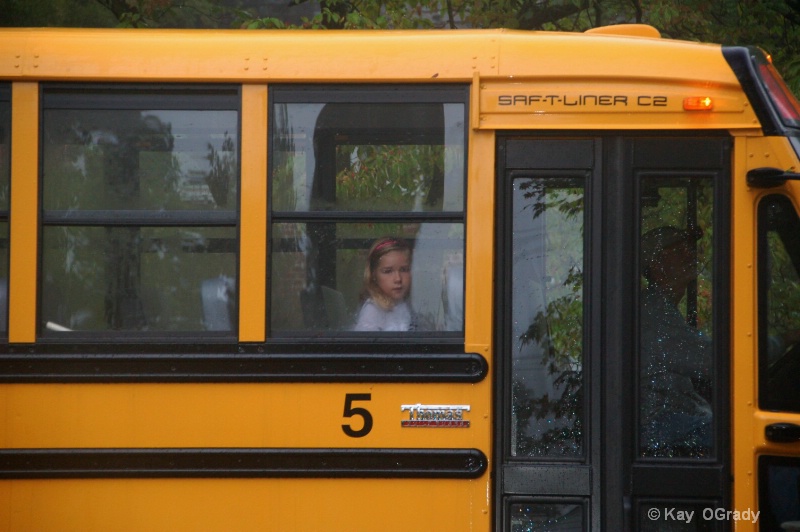  First school bus ride