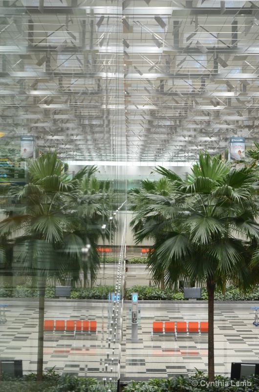 Reflection of S'pore airport