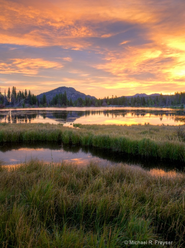 Sprague Lake, Rocky Mountain National Forest.