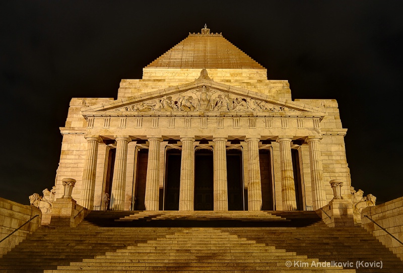 The Shrine of Remembrance - Melbourne
