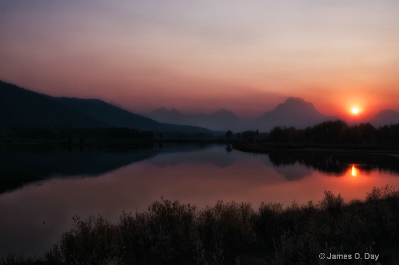 Oxbow Bend Sunset