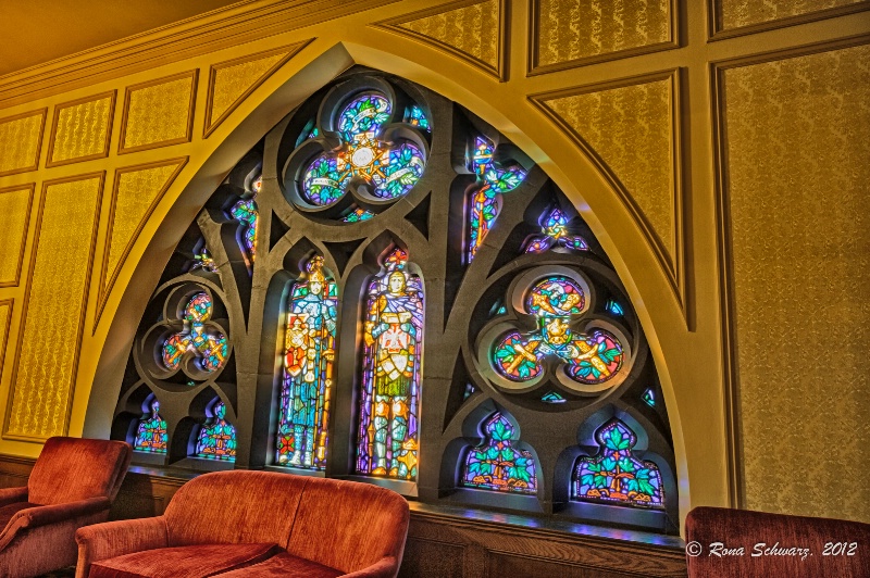 Art Glass Window: Scottish Rite Cathedral