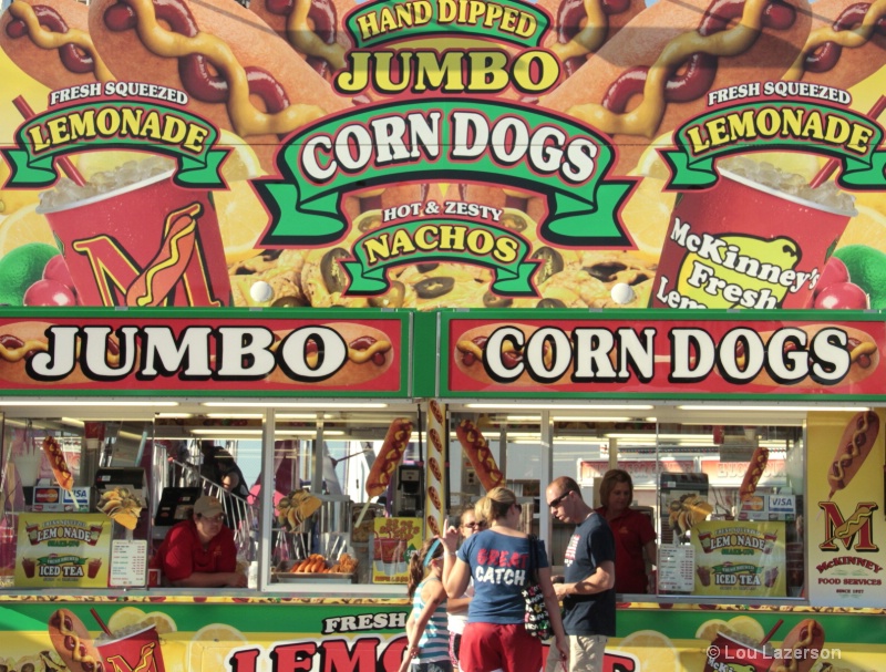 The Jumbo Corn Dogs Stand