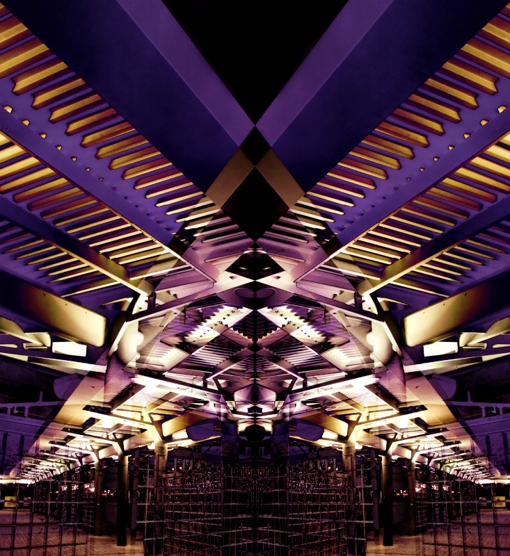 Futuristic Train Terminal
